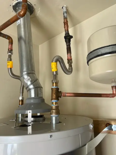 Water heater installation and plumbing repair in Nauck