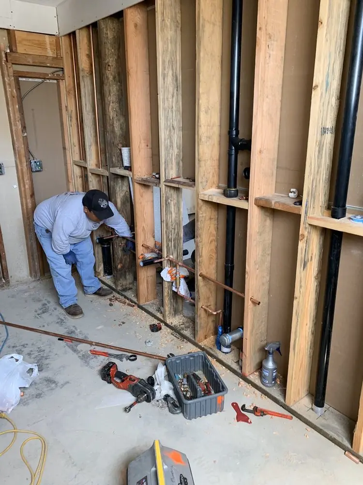 Commercial rough-in plumbing for Water Heater Replacement in Nauck